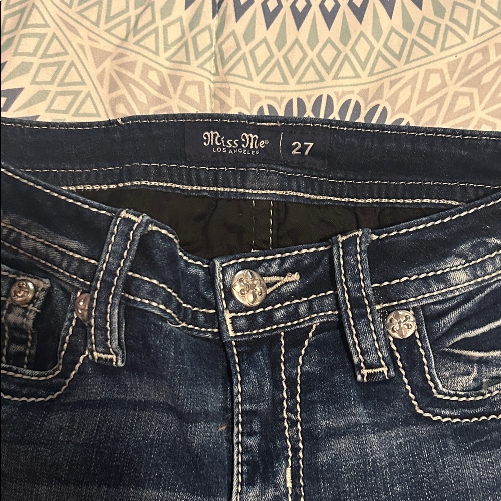 Miss Me Dark Wash Denim Jeans
